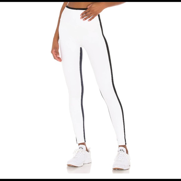 Splits59 - High Waist 7/8 Legging in Off White - Picture 4 of 5